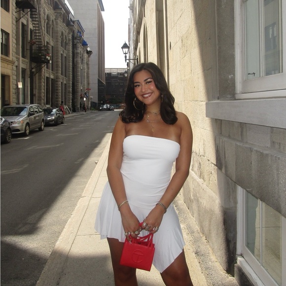 Princess Polly Dresses & Skirts - Princess Polly White Strapless Mini Dress